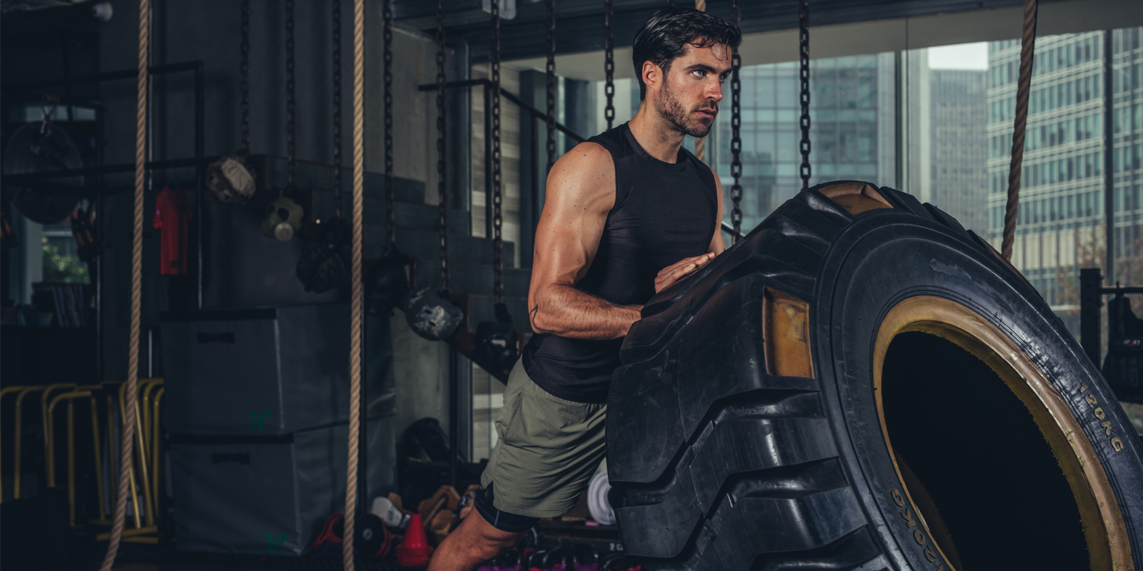 Professional Man Working Out